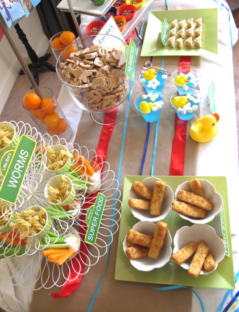 Sesame Street Birthday Party food ideas for throwing a party at home.