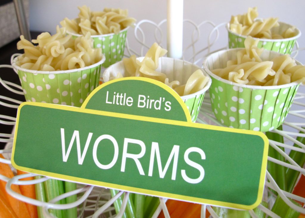 Sesame Street Birthday Party food ideas for throwing a party at home.