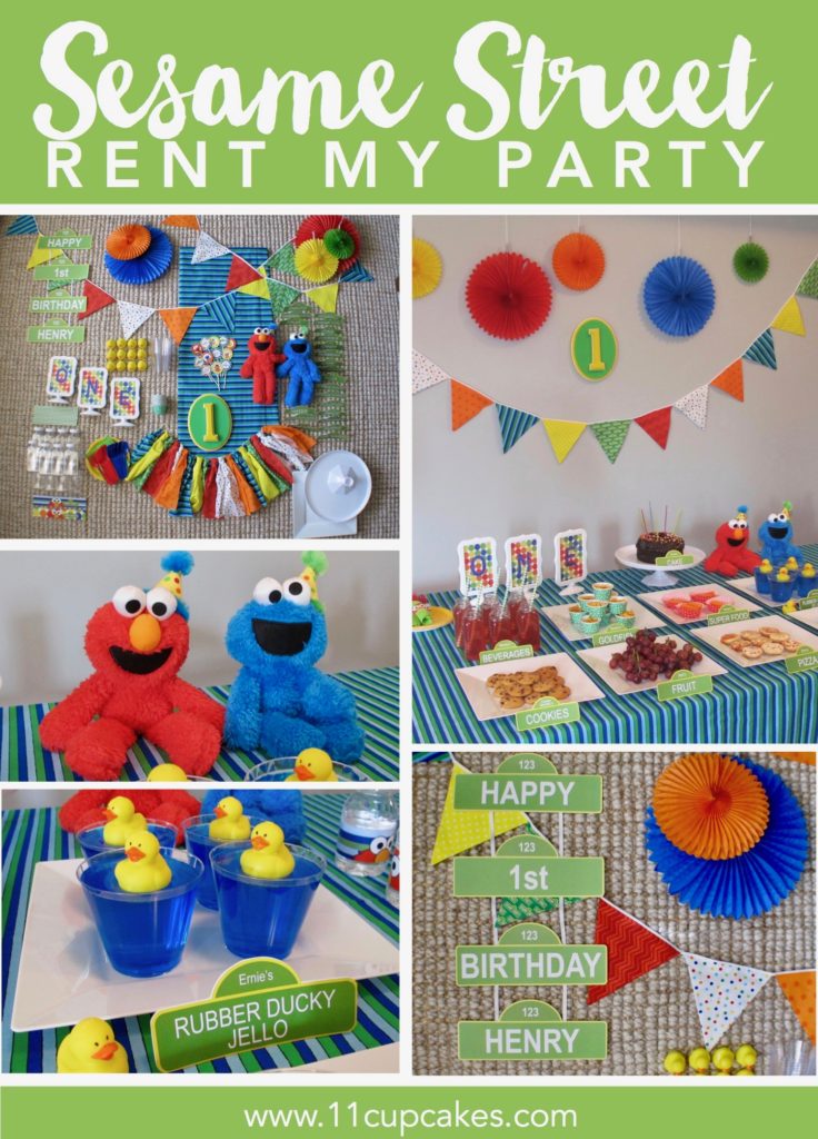 Sesame Street Rent My Party