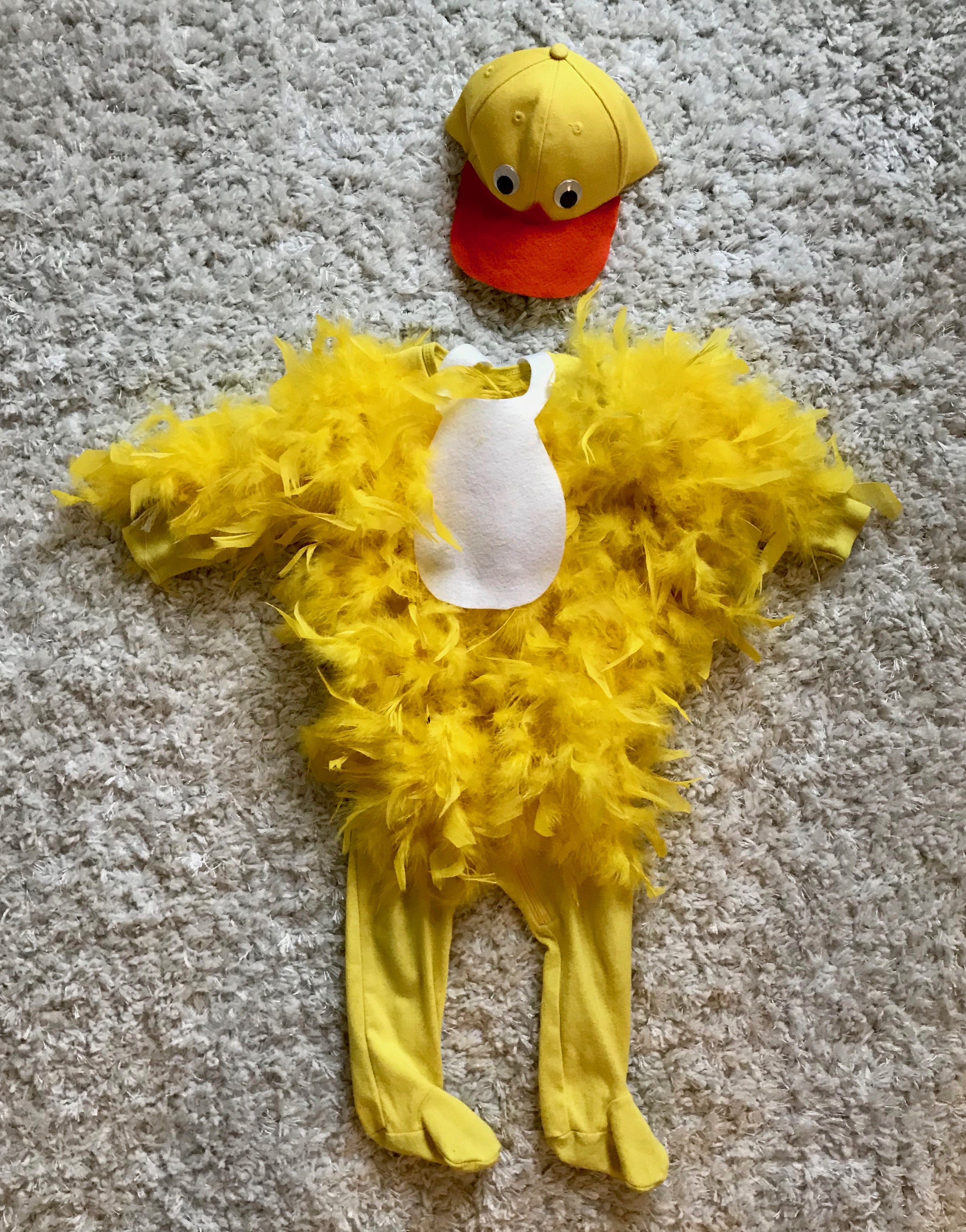 DIY little duck halloween costume