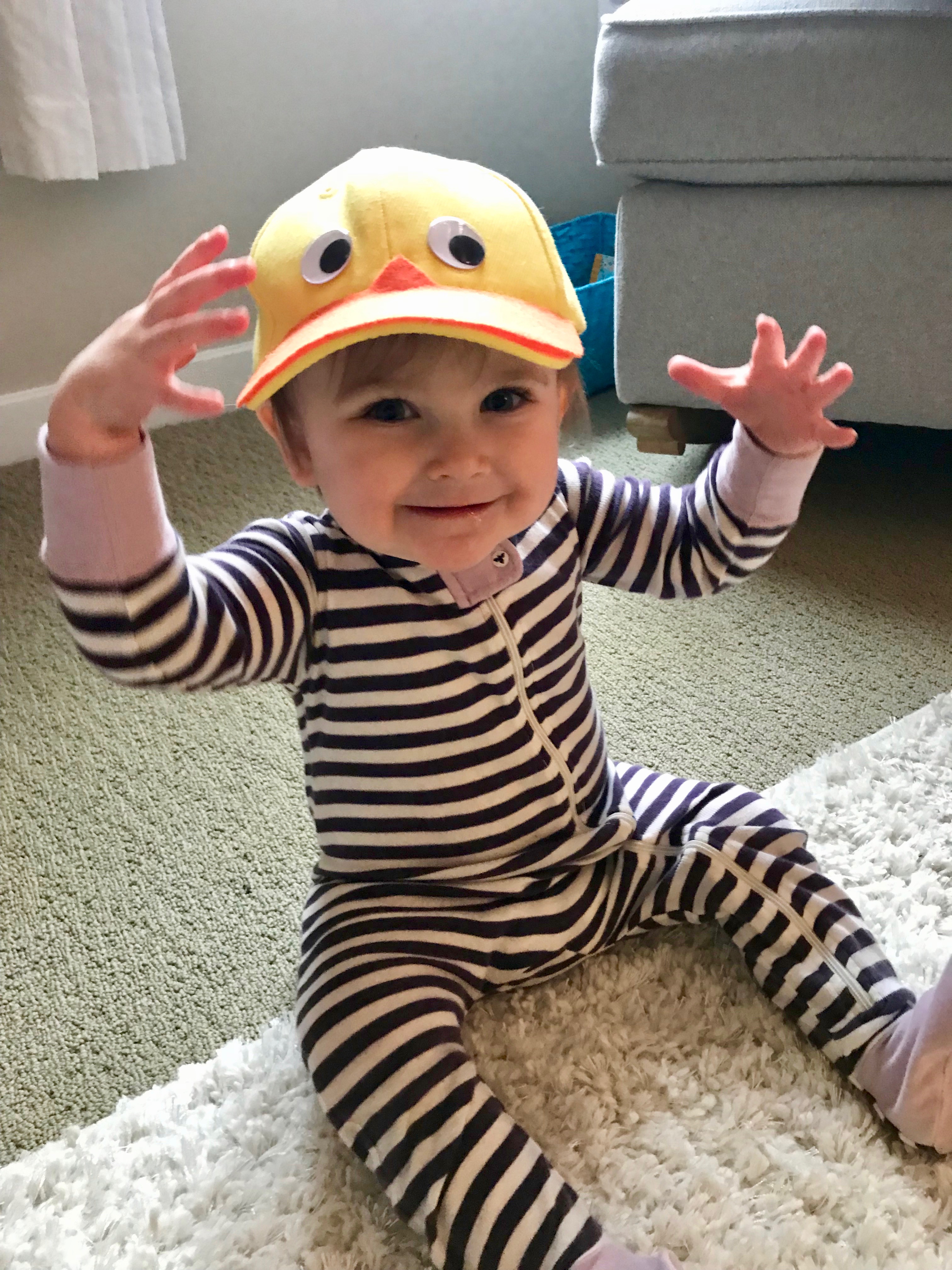 DIY little duck halloween costume