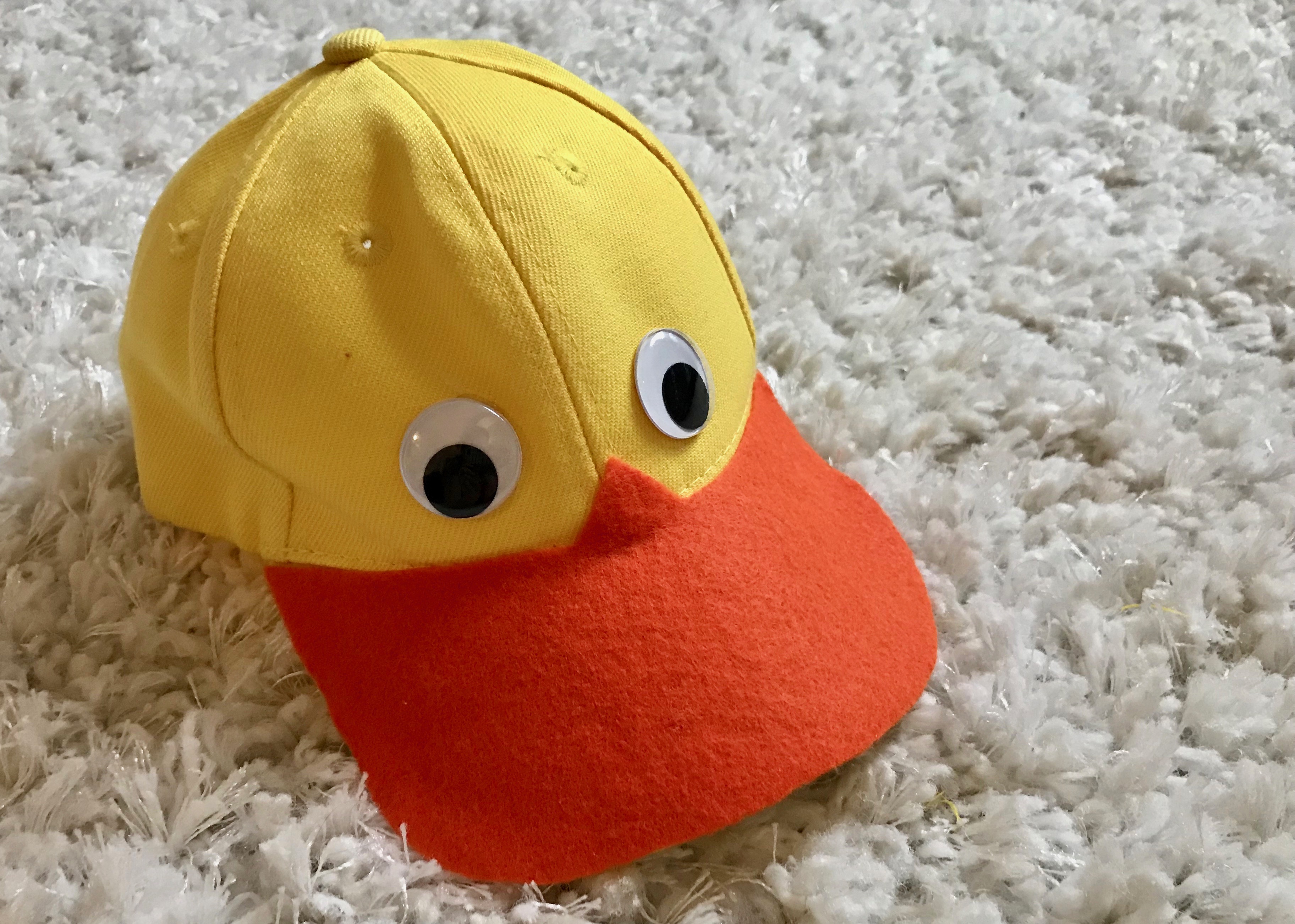DIY little duck halloween costume