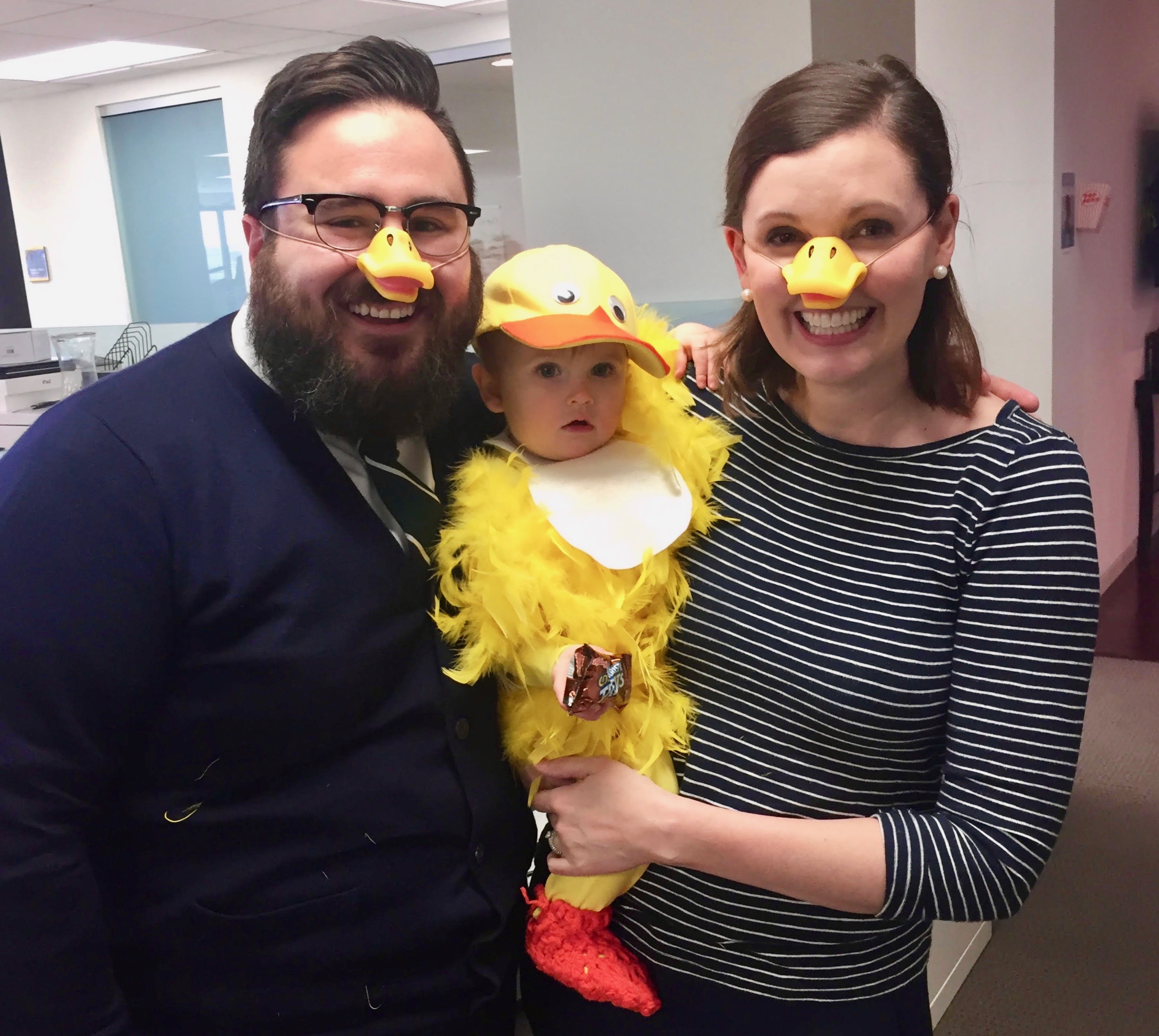 DIY little duck halloween costume