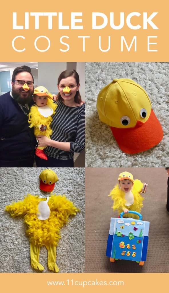 DIY little duck halloween costume