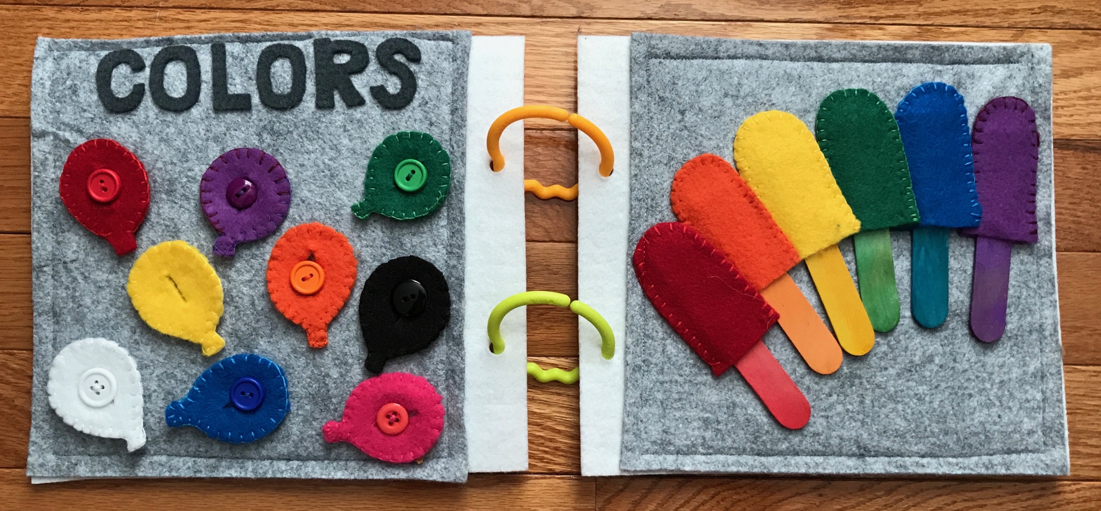 Toddler Quiet Book Ideas #toddleractivities #QuietBook #QuietBookIdeas #FunWithFelt