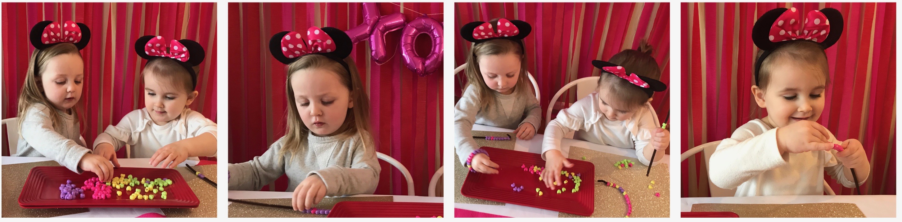 Minnie Mouse Valentine's Day Party Ideas via 11cupcakes #MinnieMouse #MinnieValentine #Valentinesparty