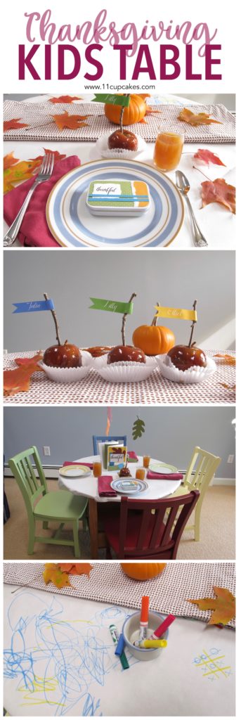 Thanksgiving kids table ideas