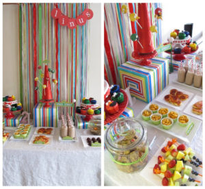 Real Sesame Street Party, party food and desserts