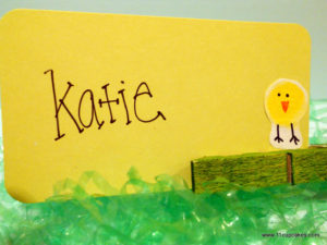 Easter Thumbprint Chicks, Easy DIY Kids Easter Project