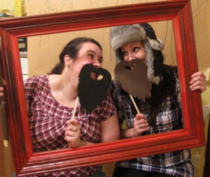 Easy DIY Lumberjack photo booth