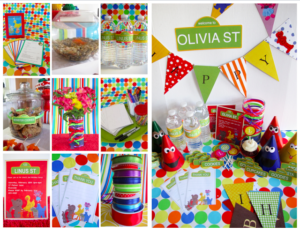 This brightly colored Sesame Street inspired party guide is perfect for your child’s Sesame Street birthday party. We have had lots of fun coming up with everything you need to re-create this party for yourself.