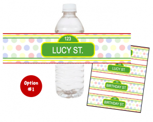 {Sesame Street Party} Bottle Labels