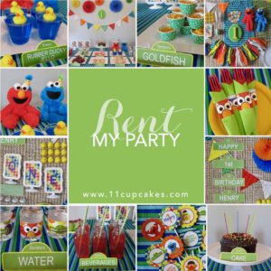 Sesame Street Rent My Party