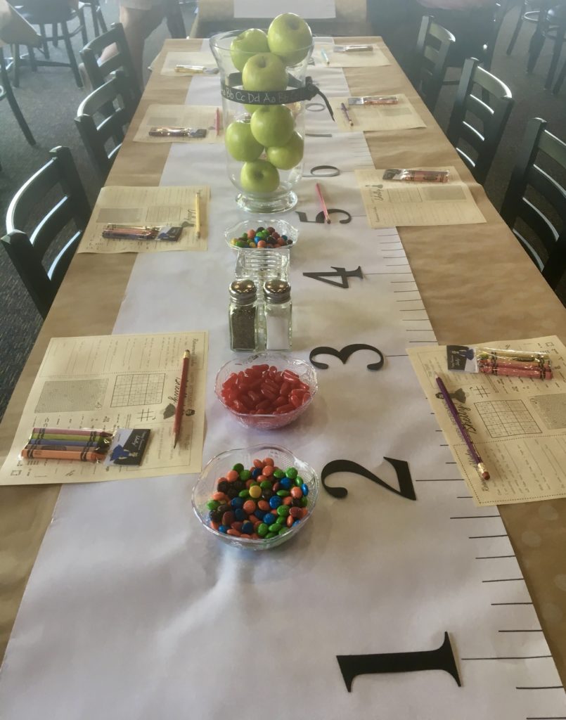 Teacher Retirement Party- Vintage Schoolhouse. Tips to throw a fantastic retirement party that your guests will remember and the guest of honor will love. www.11cupcakes.com 11cupcakes #retirementparty #teacherretirement